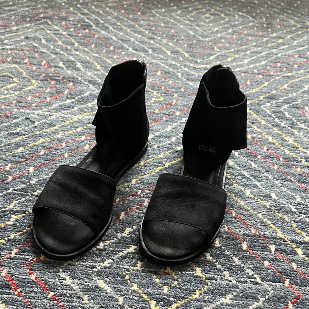 Eileen Fisher Black Women's Sandals